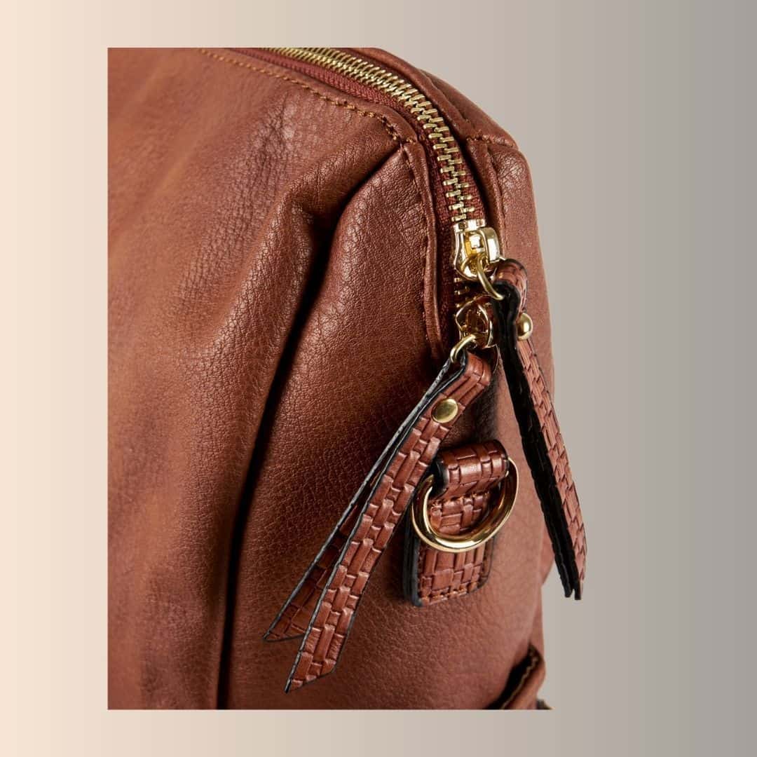 Mochila de cuero PU. Bolso mochila para mujer - Imagen 6