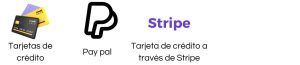Compras seguras en Bresal con Visa, PayPal o Stripe