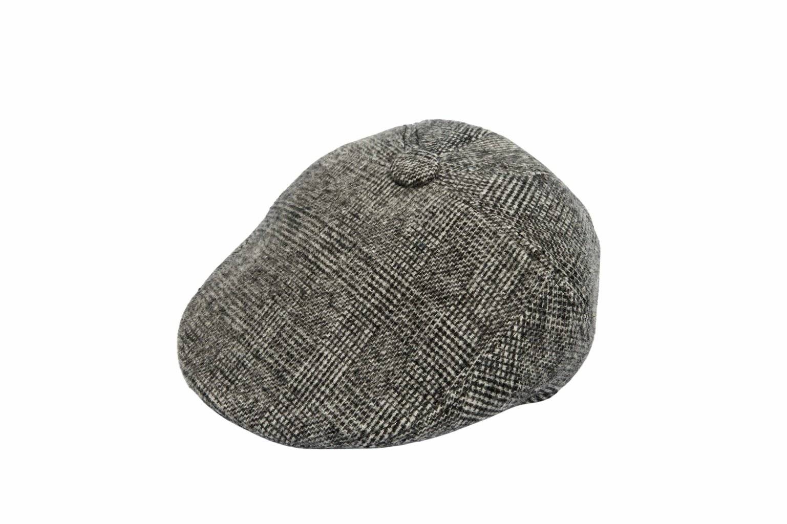 Boina hombre invierno gris