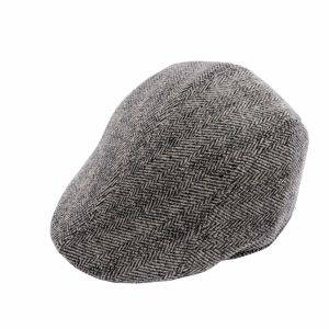 Boina hombre invierno gris